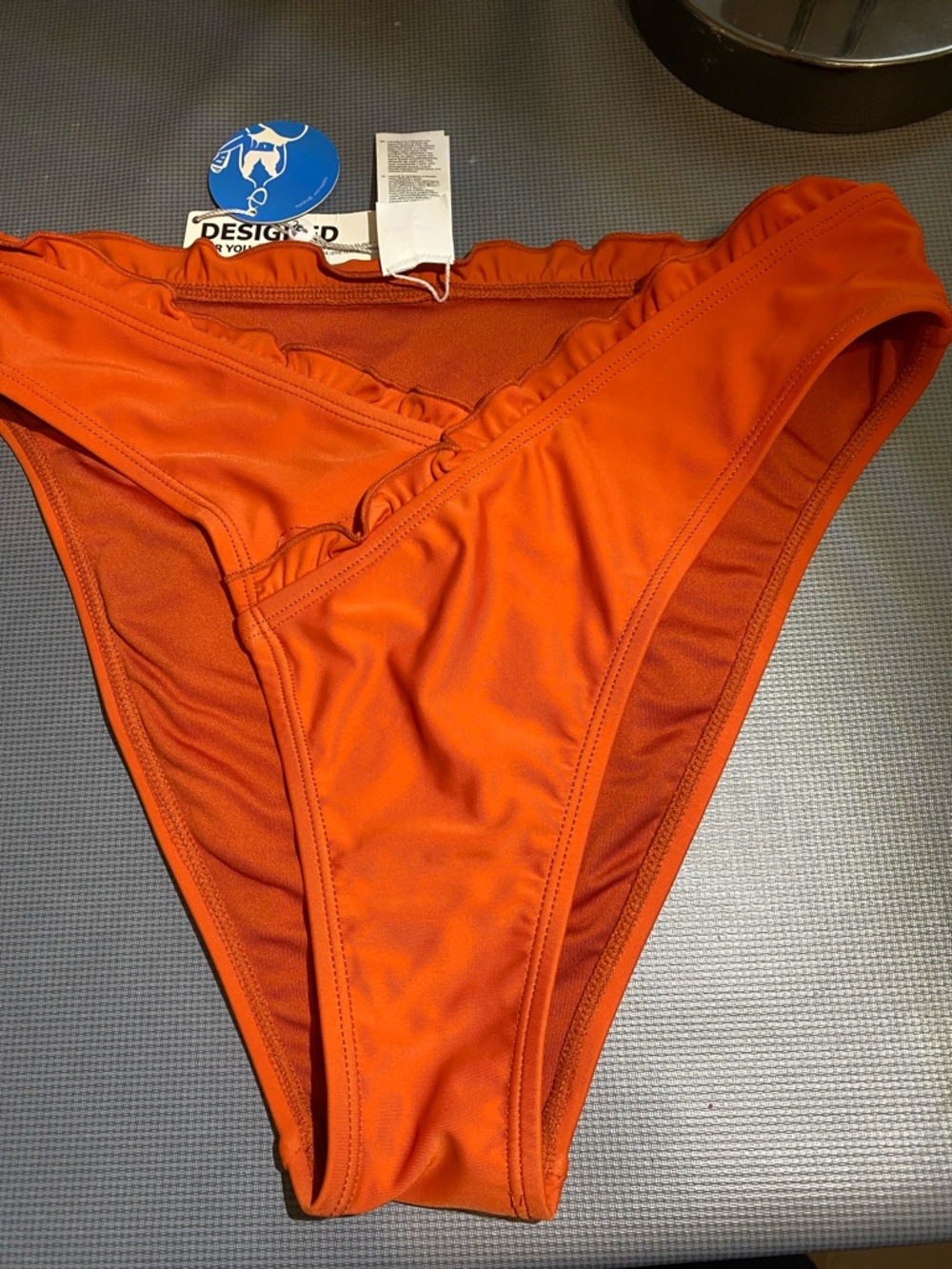 Cupshe Orange High-Cut Bikini Bottom